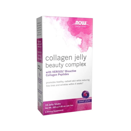 NOW Foods Collagen Jelly Beauty Complex 10 żelek - Kolagen na skórę, włosy i paznokcie