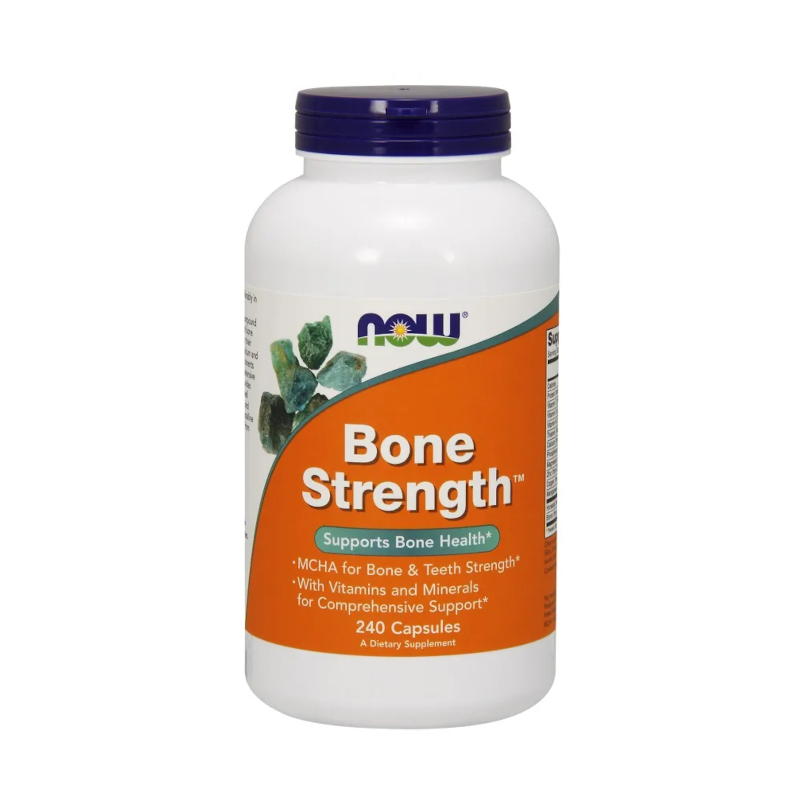 NOW Bone Strength - Mocne Kości, 240 kapsułek