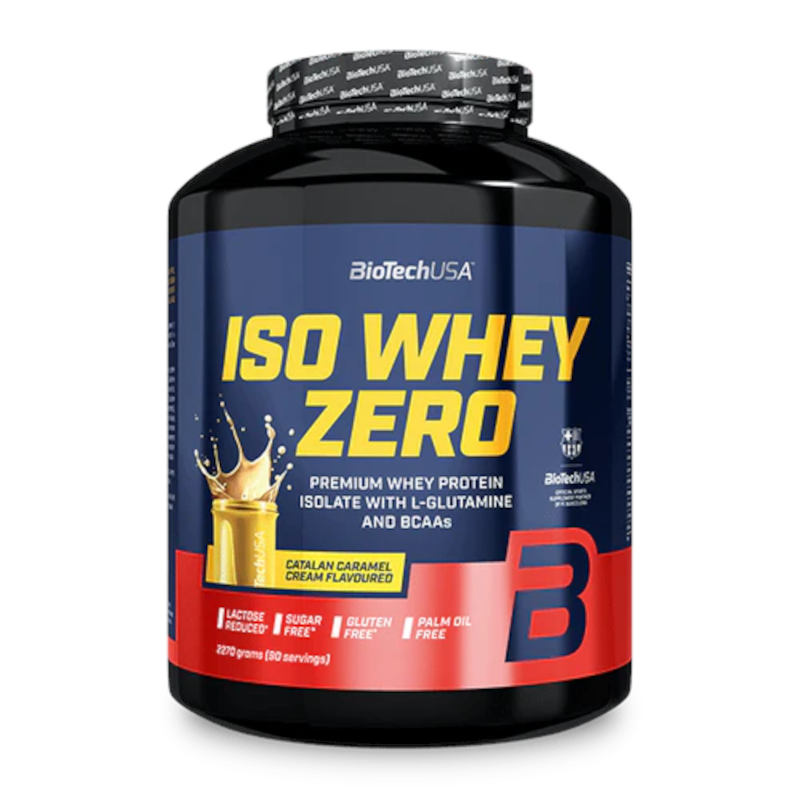 BioTechUSA Iso Whey Zero Krem Kataloński 2270g - Izolat Białka