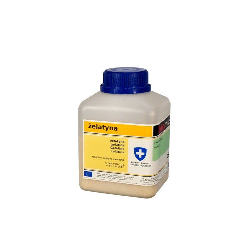 Biomus Żelatyna 250g - Naturalny Kolagen dla Zdrowia i Urody