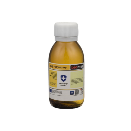 Biomus Olej Rycynowy 100ml - Naturalna Pielęgnacja Włosów, Rzęs i Skóry