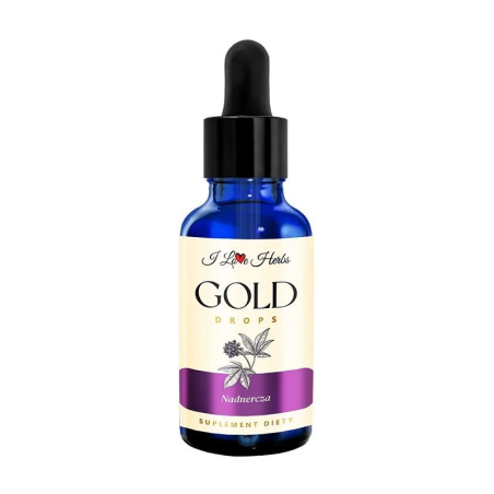 I love Herbs ADRE Nadnercza Gold Drops 50ml - Wsparcie dla nadnerczy