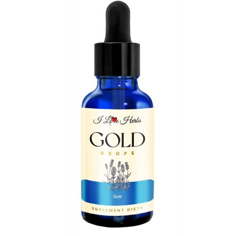 I love herbs DREAM Sen Gold Drops 50ml - Naturalny sen i relaks