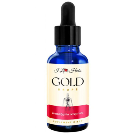 I love Herbs Kanadyjska Receptura Gold Drops 50ml - Wzmocnienie odporności
