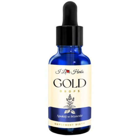 I love Herbs Spokój w biznesie Gold Drops 50ml - Pamięć i Koncentracja