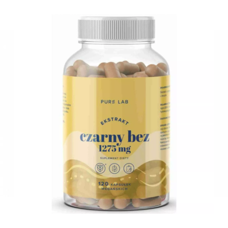 Pure Labs Ekstrakt z Czarnego Bzu - Wsparcie odporności i trawienia
