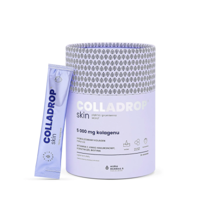 Aura Herbals Colladrop Skin Kolagen 5000mg - Piękna Skóra