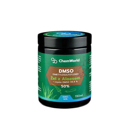 ChemWorld Żel DMSO 50% z Aloesem 190ml - Ulga w bólu i stanach zapalnych