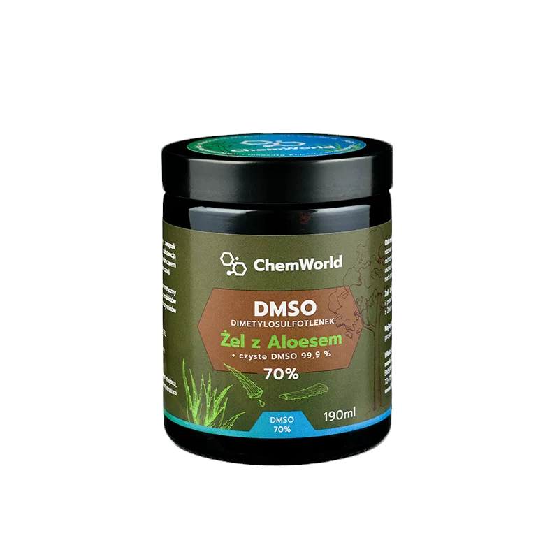 ChemWorld Żel DMSO 70% z Aloesem 190ml - Naturalna ulga w bólu