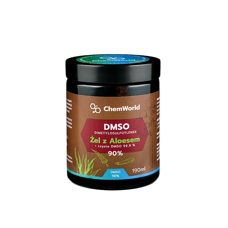 ChemWorld Żel DMSO 90% z Aloesem 190ml - Ulga w bólu i zapaleniu