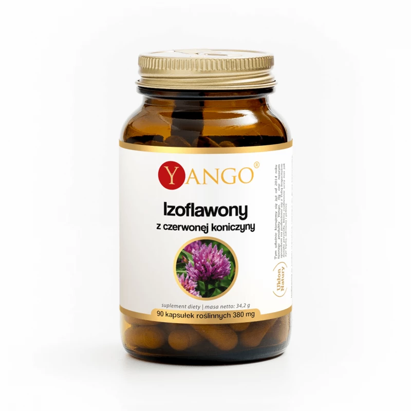 Yango Izoflawony z Czerwonej Koniczyny 90kaps - Wsparcie w Menopauzie