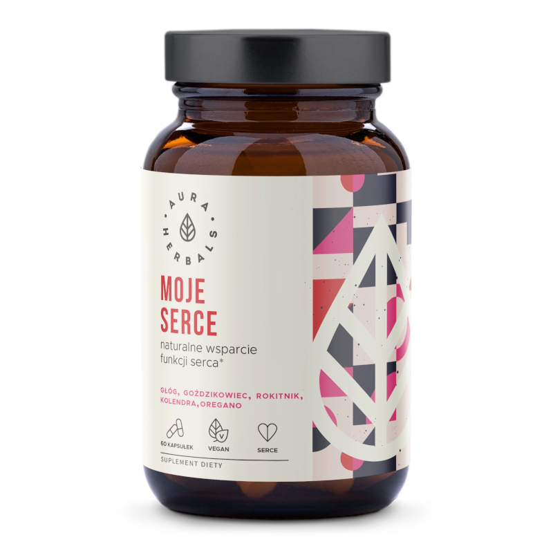 Aura Herbals Moje Serce 60 kaps - wsparcie dla serca