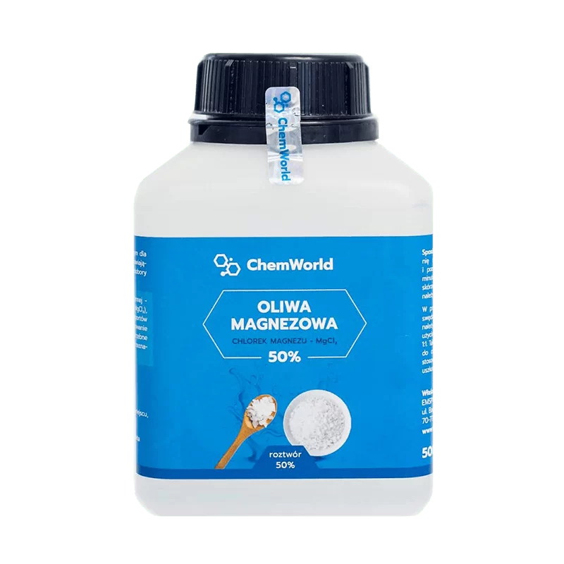 ChemWorld Oliwa Magnezowa 50% 500ml - Naturalna Pielęgnacja Skóry