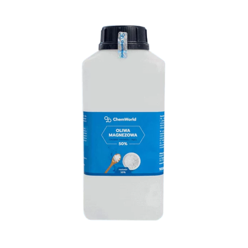 ChemWorld Oliwa Magnezowa 50% 1000ml - Naturalna Pielęgnacja Skóry