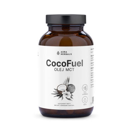 Aura Herbals Coco Fuel MCT 100 kaps - Energia i Koncentracja