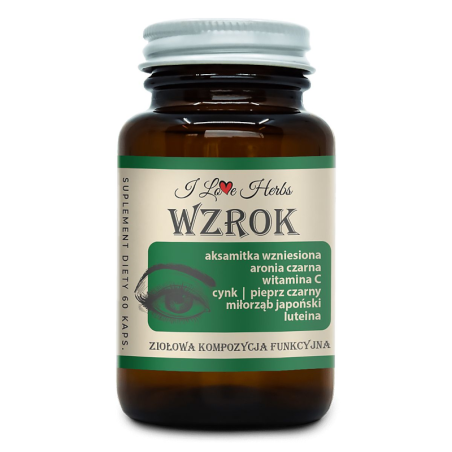 I love Herbs Wzrok 60 kaps - Wsparcie dla zdrowia oczu