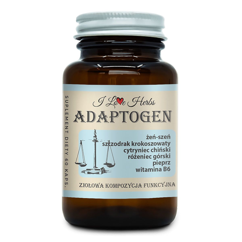 I Love Herbs Adaptogen 60kaps - Naturalne wsparcie na stres