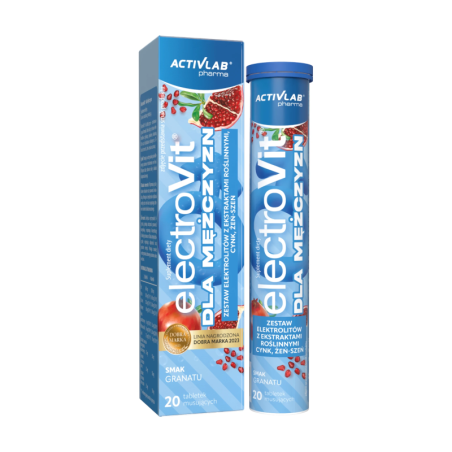 Activlab Electrovit dla mężczyzn granat 20tab - Elektrolity dla sportowców