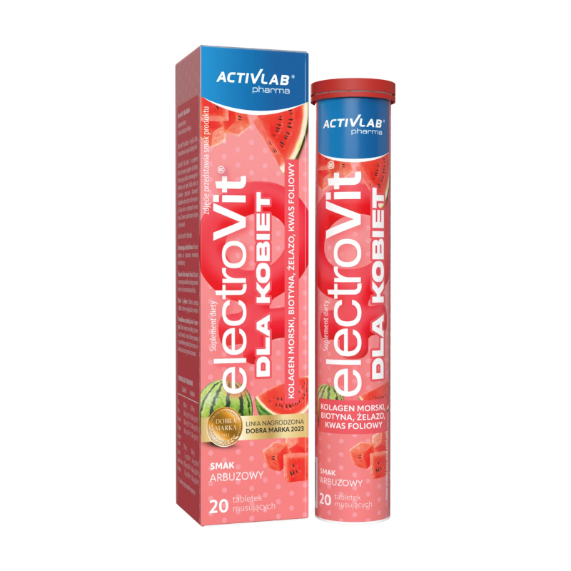 Activlab Electrovit dla Kobiet Arbuz 20tab - Elektrolity dla kobiet