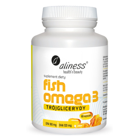 Aliness Fish Omega 3 180/120 - Kwasy Omega-3 dla zdrowia