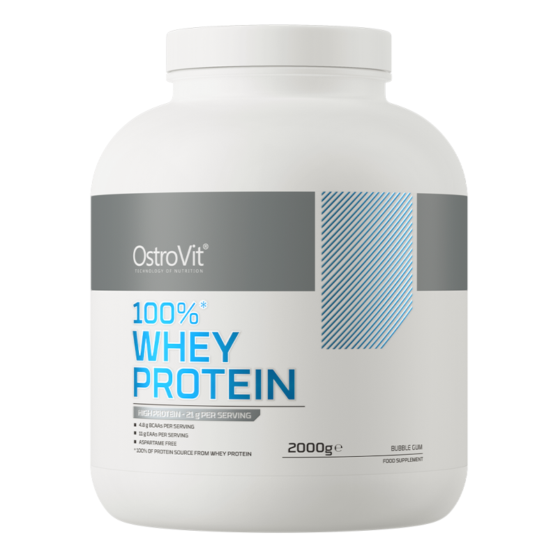 OstroVit Whey Protein 2000g - Koncentrat Białka Serwatkowego