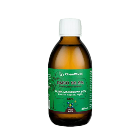 ChemWorld DMSO z Siarczanem Magnezu 60% 250ml - Naturalna ulga w bólu