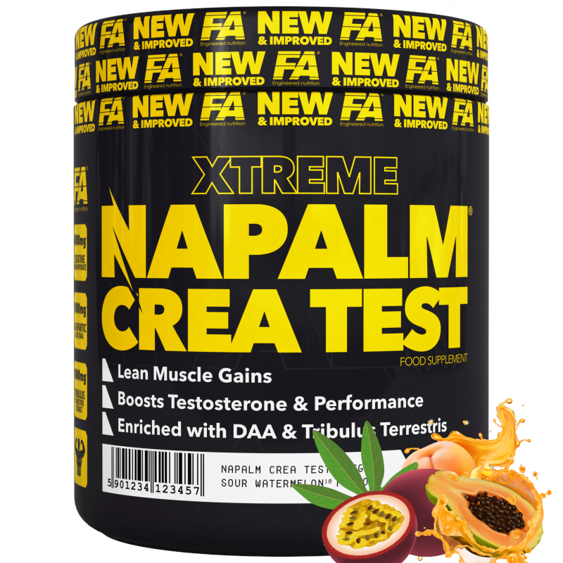 Fitness Authority Napalm Crea Test 255g | Kreatyna na Siłę i Masę