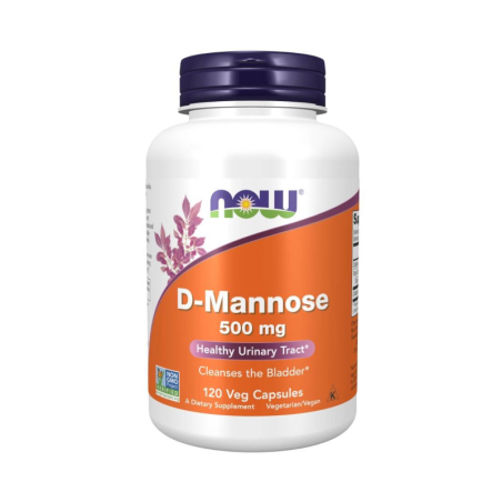 NOW D-Mannose 500mg - Zdrowie Układu Moczowego