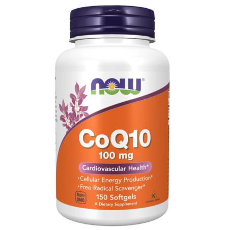 Now Foods CoQ10 100mg 150 Softgels - wsparcie dla serca i energii