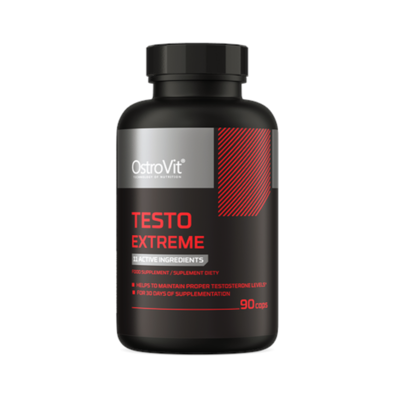 OstroVit Testo Extreme - Booster Testosteronu 90 kaps