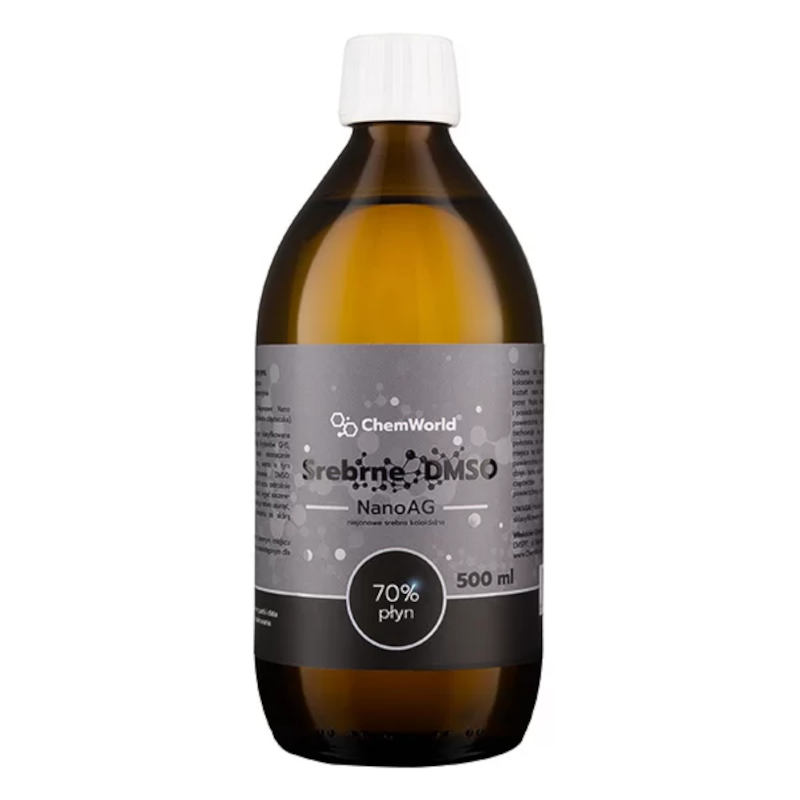 ChemWorld Srebrne DMSO 500ml - Regeneracja i antybakteryjne działanie