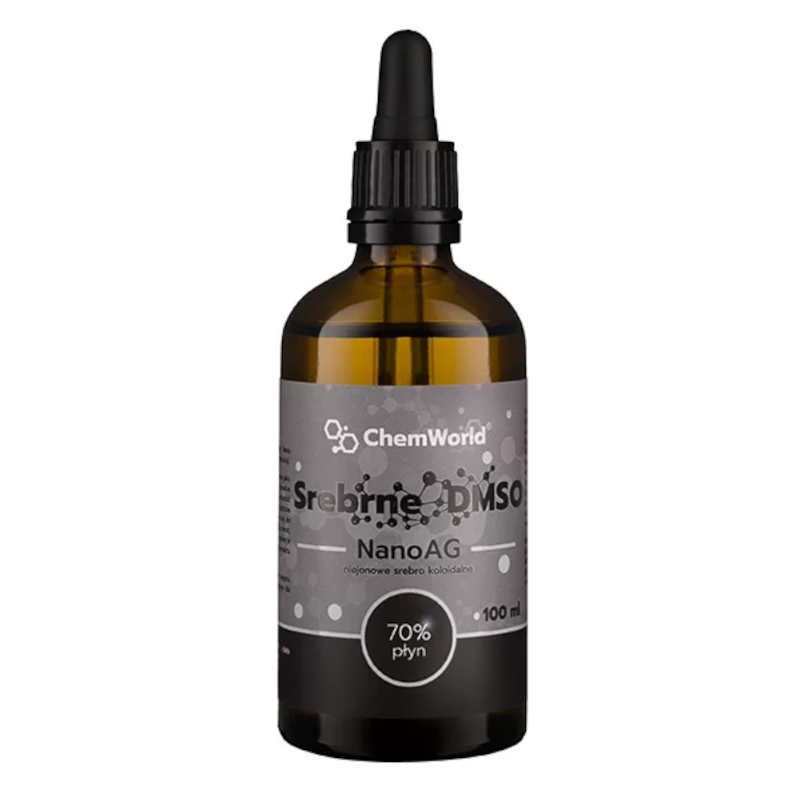 ChemWorld Srebrne DMSO 100ml - Regeneracja i Ochrona Skóry
