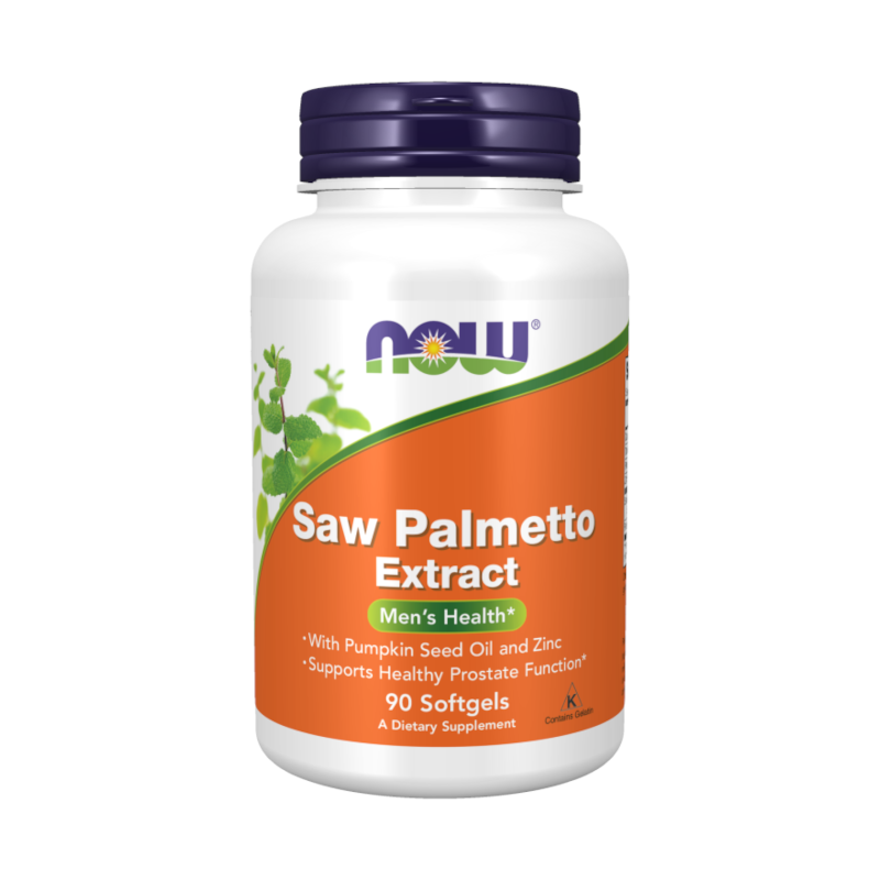 NOW Saw Palmetto Palma Sabałowa 90 kaps - Zdrowie prostaty i włosów