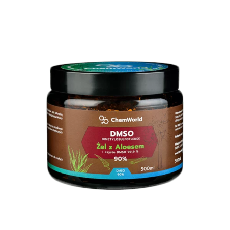 ChemWorld Żel DMSO 90% z Aloesem 500ml - Ulga w bólu i stanach zapalnych