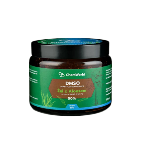 ChemWorld Żel DMSO 50% z Aloesem 500ml - Biotechsklep.pl
