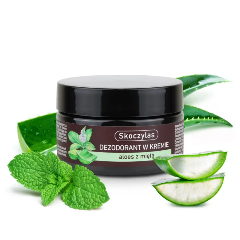 Skoczylas Dezodorant Aloes Mięta 60ml - Naturalna ochrona i świeżość