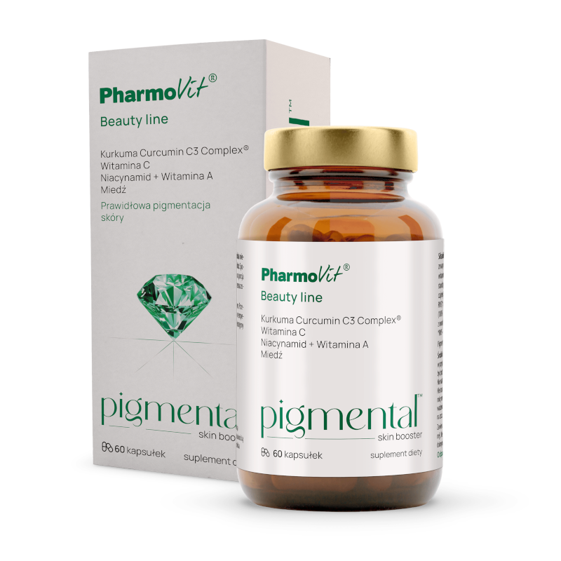 Pharmovit Pigmental 60 kaps - Pielęgnacja skóry od wewnątrz