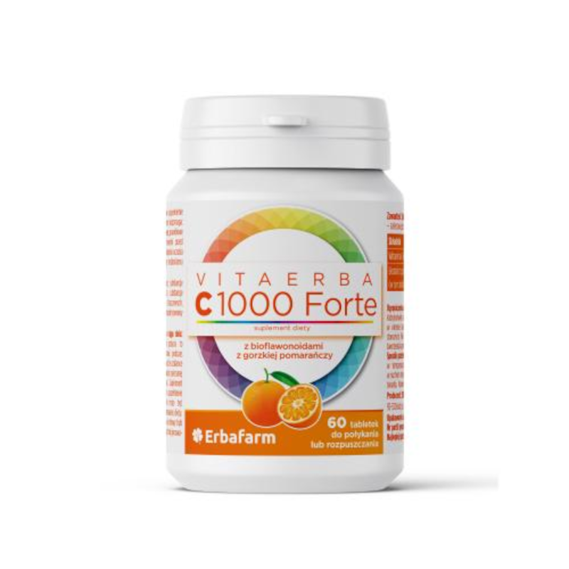 VitaErba C 1000 Forte Erba Farm - Witamina C na odporność