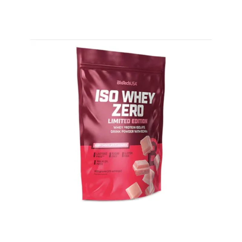BioTechUSA Iso Whey Zero Czekolada Ruby 500g - Izolat Białka WPI