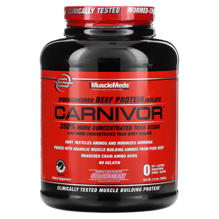 MuscleMeds Carnivor Beef Isolate 1652g - Białko wołowe dla sportowców