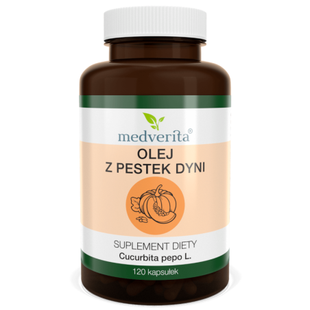 Medverita Olej z pestek dyni 120 kaps - wsparcie dla prostaty