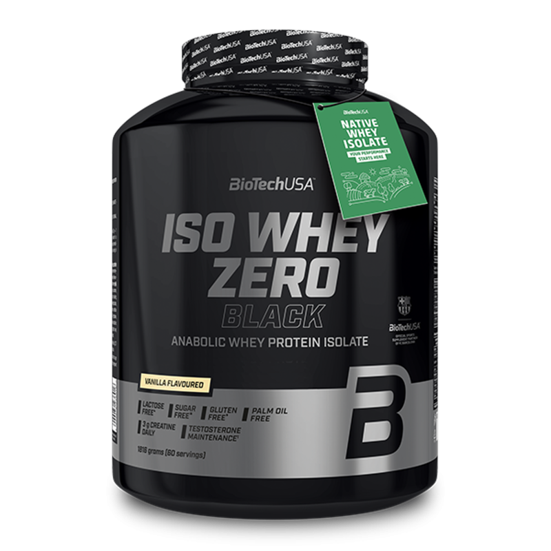BioTechUSA Iso Whey Zero Black 1816g - Izolat Białka WPI