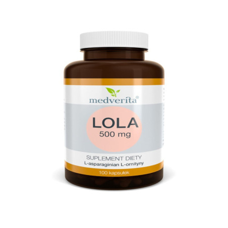 Medverita LOLA 500mg 100 kaps. - Wsparcie wątroby i detoksykacja
