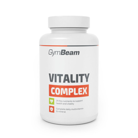 GymBeam Vitality Complex 120tab - Multiwitaminy dla Energii i Zdrowia