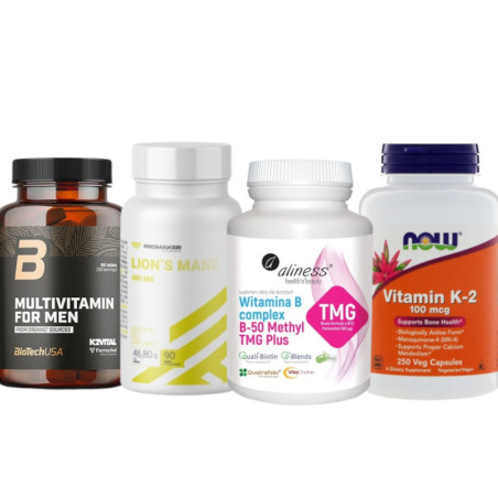 Pakiet Mądry Opiekun 50+ - Zestaw Suplementów dla Mężczyzn