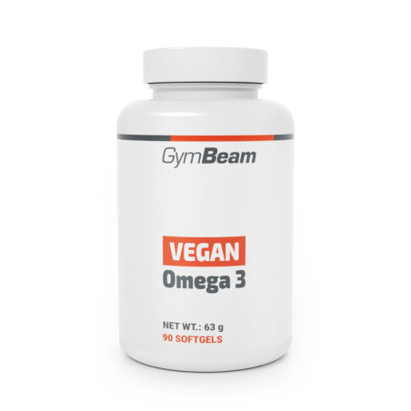 GymBeam Vegan Omega 3 90 kaps - Roślinne Kwasy Omega 3