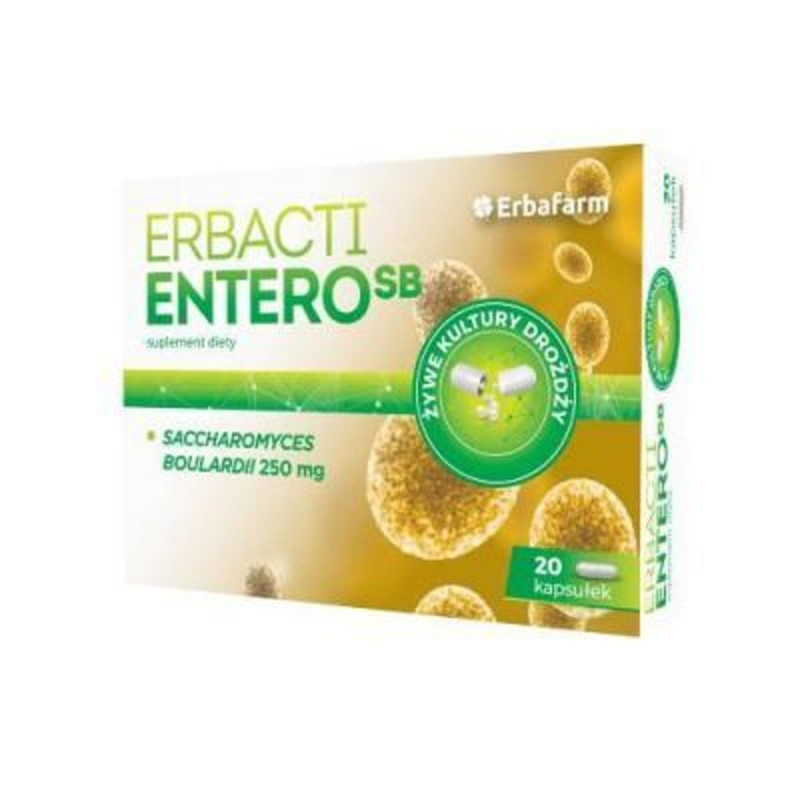 ErbaFarm Erbacti Entero Sb 20 Kapsułek - Probiotyk na Zdrowie Jelit
