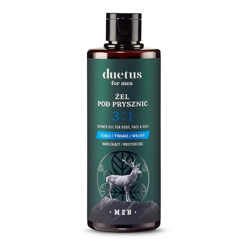 DUETUS FOR MEN Żel 3w1 INVICTUS 300ml - Męski żel pod prysznic