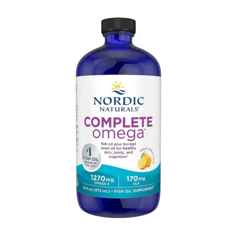 Nordic Naturals Complete Omega 1270mg Lemon 473ml - Kup Teraz!