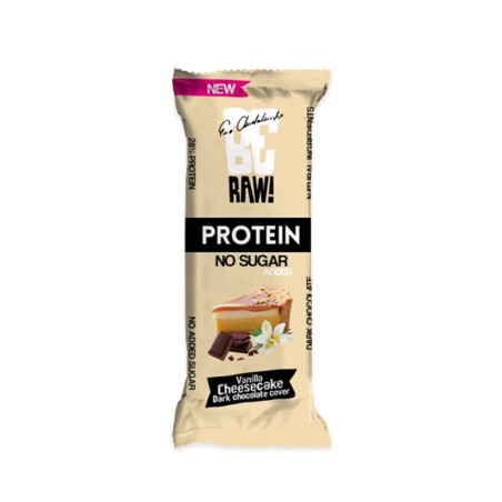 BeRAW Protein Vanilia Cheesecake 40g - Baton Proteinowy Bez Cukru